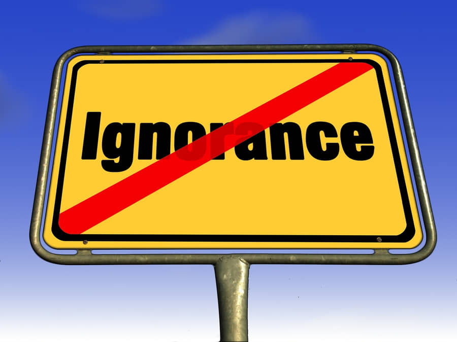 The deception of ignorance